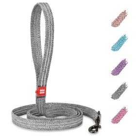 Recycled Cotton Dog Leash 1in x 6 Ft Eco Friendly Collar for Small Medium & Large Dogs Reflective Dog Leash Strong Leashes for Large Breed Dogs Puppy