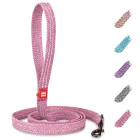 Recycled Cotton Dog Leash 6 Ft Eco Friendly Collar for Small Medium Large Dogs Reflective Dog Leash Strong Leashes