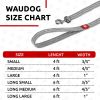 Recycled Cotton Dog Leash 10 Ft Eco Friendly Collar for Small Medium & Large Dogs Reflective Dog Leash for Medium Dogs Strong Leashes for Large Breed